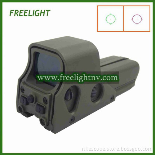 Telescope Pointer Red Green Dot 552 style Holographic Sight Tactical Scope black color